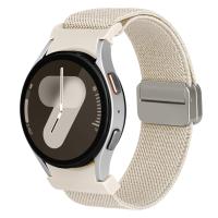 ราคา สายไนลอนสำหรับ Samsung Galaxy Watch 7 นาฬิกา FE 6 Classic 6 5 Pro 5 4 Classic 4 ผู้หญิงผู้ชาย Samsung Smartwatch แถบแม่เหล็กยืดหยุ่น (22276136580)
