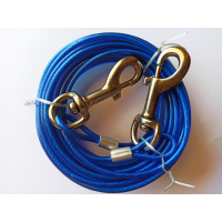 ราคา โซ่ล่าม สายเคเบิ้ล Cable โซ่ล่าม โซ่จูง สุนัข ความยาว152030 ฟุต อุปกรณ์สัตว์เลี้ยง พร้อมตะขอเกี่ยว 2 ด้าน หัว ท้าย (22582129322)