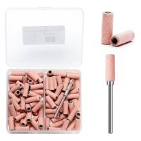 ราคา ชุดตะไบขัดเล็บขนาดเล็ก3มม สีชมพู80ชิ้นชุดเครื่องมือทำเล็บ Bor listrik เสี้ยน120 180 240 อุปกรณ์ขัดเล็บเท้า (21985636497)