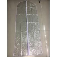 ราคา ถุงใส่ชุดราตรี ถุงคลุมชุดราตรียาว 65นิ้ว 160cm (17741909470)
