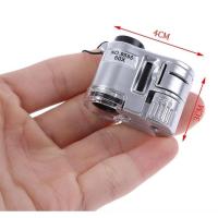 ราคา กล้องขยาย 60เท่า พร้อมไฟLED UV microscope 60x Led UV แว่นขยายขนาดเล็ก กล้องส่องพระ เครื่องประดับ ตรวจธนบัตร Magnifier รวมถ่าน กล้องจิ๋วแถมกระเป๋าหนังPU (21764735581)