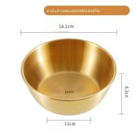 ราคา เลส ชามมักกอลลี ชามเกาหลีสีทอง ชามผสมชามเกาหลีถ้วยมักกอลลีถ้วยเกาหลีชามเกาหลีสแตน เลส ชามมักกอลลี ชามเกาหลีสีทอง ชามผสม (22638440770)