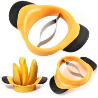 ราคา ที่ปอกเปลือกคว้านมะม่วงพลาสติกที่ตัดมะม่วงมีความคมชัดสูงกำจัดแกนที่ทนทานใบมีดแสตนเลสอุปกรณ์ปอกผลไม้ที่หั่นผลไม้มะม่วง หลากสี (21875085292)