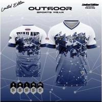 ราคา OUTDOOR เสื้อกีฬาคอวี พร้อมส่ง 6 สี ผ้าไมโครนุ่มลื่น (22985976110)