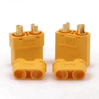 ราคา CSAUDIO Amass ขั้วต่อแบตเตอรี่ XT60 XT90 ชุบทอง 1 คู่ ผู้ เมีย มีฝาปิด ปลั๊ก Connectors XT60 XT90 (22305358226)