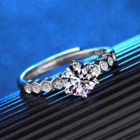 ราคา แหวนเงิน S925เพชร Moissanite จำลอง1กะรัตแหวนคู่สำหรับคู่รักชายและหญิงแหวนสีล้วนสำหรับขอแต่งงาน (21042084934)