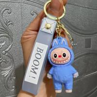 ราคา พวงกุญแจ Labubu รุ่นซิลิโคน พร้อมส่งในไทย พวงกุญแจ จี้ตุ๊กตาการ์ตูน Labubu PVC (22722876028)