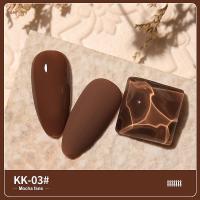 ราคา AS สีเจล สีทาเล็บ โทนสีกาแฟมอคค่า น้ำตาลอมม่วง 6 เฉดสี KK 15ml (13258023394)