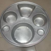 ราคา ถาดหลุม มือสอง เส้นผ่าศูนย์กลาง 13 5 สินค้ามือสอง ผ่านการใช้งานมาแล้ว อลูมิเนียม มือสอง 5หลุม ถาดใส่อาหาร มือสอง ถาดกินข้าว มือสอง สภาพของสินค้า65 (16147817730)