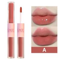 ราคา Extraction ยาวนานลิปเคลือบริมฝีปากสี2in1ลิปกลอสกระจกลิปสติกเนื้อแมท CACE lip glaze water gloss glaze (22984048860)