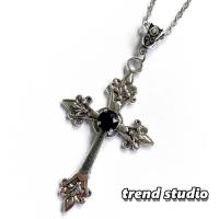 ราคา สร้อยคอไม้กางเขน สีดำสะท้อนแสง คอลเลกชันสร้อยคอไม้กางเขนที่ทันสมัย วัสดุเหล็กไทเทเนียมจะไม่ลอกหรือเปลี่ยนเป็นสีดำ (21554024566)