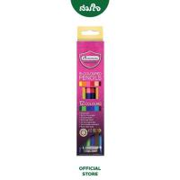 ราคา Master Art สีไม้ ดินสอสีไม้ 2 หัว Premium Grade 12 สี (22605662583)
