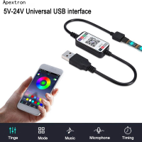 ราคา Smbr Thread RGB Ribbon Wireless USB Connection Control ไฟ LED RGB (22838729863)