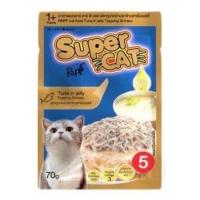 ราคา อาหารเปียกแมว Super Cat ขนาดซองละ 70g (22707224215)