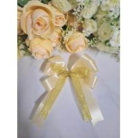 ราคา โบว์ติดของขวัญ โบว์ติดกระเช้า โบว์ผ้า 9 14cm (21772093214)