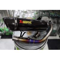 ราคา ท่ออาคา ทรงPR2 X MAX สีดำ พร้อมคอท่อไทเทเนี่ยมแท้ (16570908195)