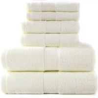 ราคา Luxury Bath Towel Set2 Large Bath Towels2 Hand Towels2 Washcloths Hotel Quality Soft Cotton Highly Absorbent Bath Towel (17692868894)