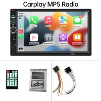 ราคา FKTP วิทยุติดรถยนต์ 7 นิ้ว 2DIN HD เครื่องเสียงติดรถยนต์ รองรับ Carplay Android Auto SD USB Bluetooth FM Mirrorlink จอติดรถยนต์ (23021156596)