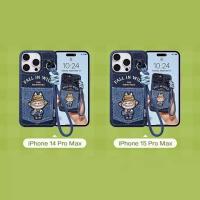 ราคา สินค้าพร้อมส่ง Case iPhone14 15ProMax LABUBU FALL IN WILD POPMART เคสไอโฟน ลาบูบู้ ของแท้100 (21731681170)