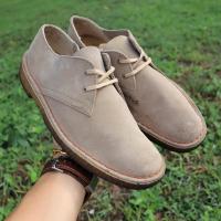 ราคา ส่งฟรี 7 5Us 25 5cm รองเท้า Clarks Originals Color Sand Desert Khan Suede Leather Mens Shoes (22592764066)
