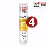 ราคา Swiss Energy Dr Frei Vitamin C 1000Mg 4หลอด ดร ฟราย เม็ดฟู่ วิตามินซี วิตามินซี 1000 มิลลิกรัม (22936607755)