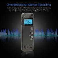 ราคา เครื่องบันทึกเสียง เครื่องอัดเสียง บันทึกเสียงดิจิตอล Voice Recorder Digital USB MP3 8GB ลดเสียงรบกวน (676016633)