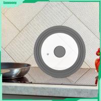 ราคา ฝาปิดฝาหม้อฝาหม้อ Sunnoony อุปกรณ์ครัวขอบซิลิโคนกระจกฝาปิดอเนกประสงค์สำหรับกระทะกระทะทอดหม้อ (22439889979)