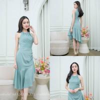 ราคา ชุดไปงานแต่ง ชุดออกงาน ชุดเดรสไปงานแต่ง S266 กระโปรงระบายเฉียง คอเต่า น่ารักมาก งานหมั้น งานแต่งงาน แต่งงาน ผู้หญิง เสื้อผ้า (22797045487)