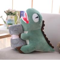 ราคา In stock ของเล่นตุ๊กตาการ์ตูนตุ๊กตาไดโนเสาร์สำนักงานพักกลางวันตุ๊กตาผ้าห่มหมอนหมอนอิงสามารถใช้ในฤดูหนาวเพื่ออุ่นมือ (15385398795)