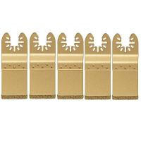 ราคา 5Pcs Set Universal Oscillating Diamond Saw Blade Quick for Release Fast Fit Multi Tool Blade Cutting Dics (22200716071)