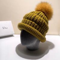 ราคา หมวกไหมพรมขนสุนัขจิ้งจอกหมวกไหมพรมผู้หญิงสไตล์เกาหลีแฟชั่นเข้าได้กับทุกชุดหมวกปีกเล็กหมวกกองแบบม้วนขอบหมวกถักป้องกันหู (21106819018)