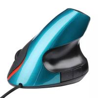ราคา เมาส์ออปติคอล เมาส์ในแนวตั้ง 2400 DPI Wireless Mouse Ergonomic Vertical ออกแบบตามสรีรศาสตร์ (15271003928)