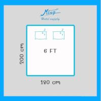 ราคา Ming ผ้ารองกันเปื้อน ที่นอน ผ้ากันน้ำ 6ฟุต 5ฟุต 3 5ฟุต 3ฟุต (22869429935)