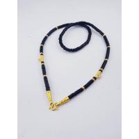 ราคา สร้อยกะลาแต่งเม็ดทองเลเซอร์ หัวจรวดทองไมคอน และป้องมีห่วงชุบทองหนา 5ไมคอน (21621168534)