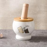 ราคา ครกบดยา 4 5 นิ้ว ครกหิน ครก ครกหินอ่างศิลา ครกไม้ ครกเล็กๆ เซรามิกส์ ความจุขนาดใหญ่ 600ml ครกบดยา garlic masher ครกแตกสามารถเคลมได้ MindCoffee (22718670625)