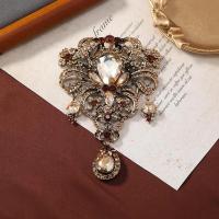 ราคา โอ้อวดวินเทจผู้หญิงหรูหราพิสดารจี้ R Hinestone เข็มกลัดขนาดใหญ่ Pins R กลางสไตล์เลดี้พรรคจัดเลี้ยงป้ายขา (22749214316)