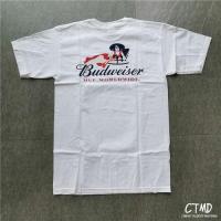 ราคา พร้อมส่ง เสื้อยืดแขนสั้น ผ้าฝ้าย พิมพ์ลายเบียร์ HUF X Budweiser ทรงหลวม แฟชั่นสําหรับผู้ชาย และผู้หญิง T Shirt (21243556845)