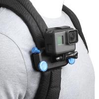 ราคา กระเป๋าเป้สะพายหลัง Mount Quick คลิปหนีบการหมุน360องศากระเป๋าเป้สะพายหลัง Mount Gopro Hero 9 8 7 6 5 4 BlackเซสชันFusion Xiaomi YiDJI Osmo Action และกล้อง Action (22141359024)