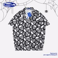 ราคา วันฮาโลวีน เสื้อฮาวาย ลายกะโหลก สีส้มสีดำ ตลกน่ารัก ผ้านุ่มสวมสบาย ชุดธีมเทศกาล ชุดสำหรับงานปาร์ตี้ Wassuppe (22786600372)