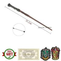 ราคา 61ชนิดของโลหะ Core Harry Potter ไม้กายสิทธิ์ Voldemort Ron Hermione ไม้กายสิทธิ์9 3 4ผ้าแพทช์เช่นของขวัญไม่มีกล่อง (16558322154)
