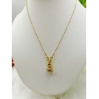 ราคา M66 สร้อยคอลายเม็ดจิ่วขนาด 18 นิ้ว พร้อมจี้ ถุงทอง (17764898383)