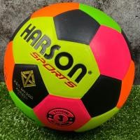 ราคา ลูกฟุตบอล ฟุตบอลสีสะท้อนแสง เบอร์ 3 HARSON พร้อมตาข่าย เข็ม (22218084086)