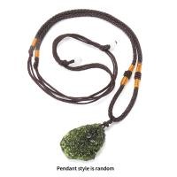 ราคา HNST สร้อยคอเครื่องประดับเช็ก Moldavite สร้อยคอสีเขียว Moldavite เครื่องประดับแบบหินคริสตัลการทำสมาธิฮวงจุ้ยสร้อยคออุกกาบาตหิน (22584220729)