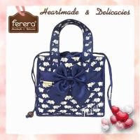 ราคา FERERA เฟอเรร่า กระเป๋าผ้าทรงเหลี่ยมมีสายรูด (9037810327)
