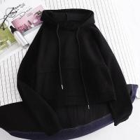 ราคา ฤดูร้อน สุภาพสตรี สไตล์เกาหลี เสื้อฮู้ด แขนสั้นสีบริสุทธิ์ สลิมฟิต ลำลอง เสื้อยืดหมวกกันลมขนาดใหญ่ เสื้อฮู้ด เสื้อสเว็ตเชิ้ต (22265452127)