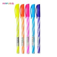 ราคา Maples Pen ปากกาลูกลื่น แพค 50 แท่ง หมึกน้ำเงิน 5 สี ขนาดเส้น 0 5 mm รุ่น MP 861 (7145710371)