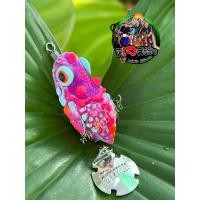 ราคา ขายดี สีสวย กบยางน้องข้าวหอม ตัวใหม่ล่าสุดเทพหอม คอนเฟิร์ม กบยางคอนเฟิร์ม ขนาด 3 5cm น้ำหนัก 7 กรัม ตัวเบ็ดBKK 1 มาพร้อมใบหลิว (22607740113)