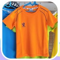 ราคา เสื้อกีฬาเด็ก คอกลม FlyHawk หญิงชาย เสื้อวอร์มพละ sport wear for kids เสื้อยืด กีฬาสี (19225238519)