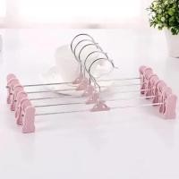 ราคา As Well As 1 แพค 10 ชิ้น ไม้แขวนเสื้อแบบมีที่หนีบในตัว ไม้แขวนเสื้อ มีที่หนีบ ไม้หนีบกางเกง ไม้หนีบผ้า มีให้เลือก 4 สี (7732689778)