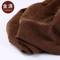 ราคา ผ้าลูกฟูกโพลีเอสเตอร์ขัดทรายคุณภาพสูง16ผืนผ้าสำหรับเสื้อคลุมชุดสูทกางเกงชายหญิงระบายอากาศได้ดีใส่สบายไม่ยืด (20541948545)